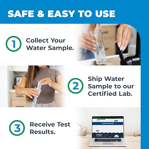 Safe Home® Arsenic in Drinking Water Test Kit – in-Lab Water Analysis by - Image 3