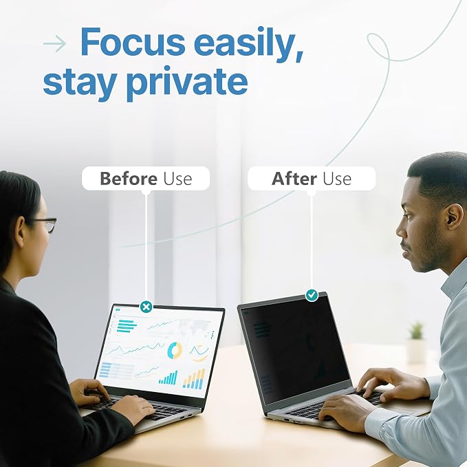 VINTEZ 15.6 Inch 1.8:1 Privacy Screen - Image 2