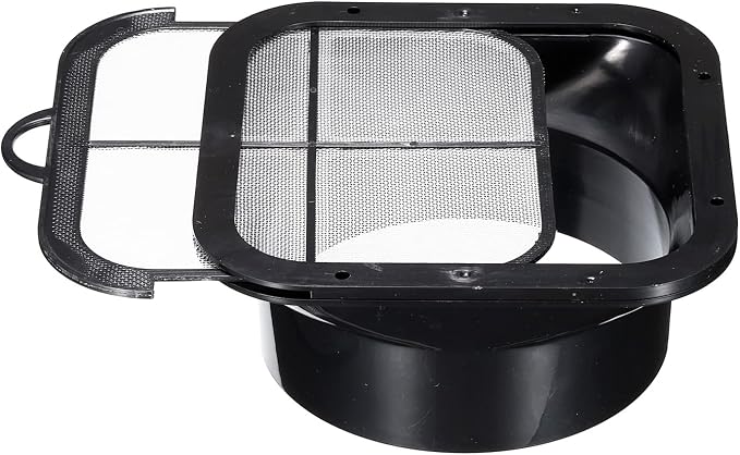 PATIKIL 6" Duct Connector Flange, Exhaust Hose Flange ABS Ventilation Duct - Image 5