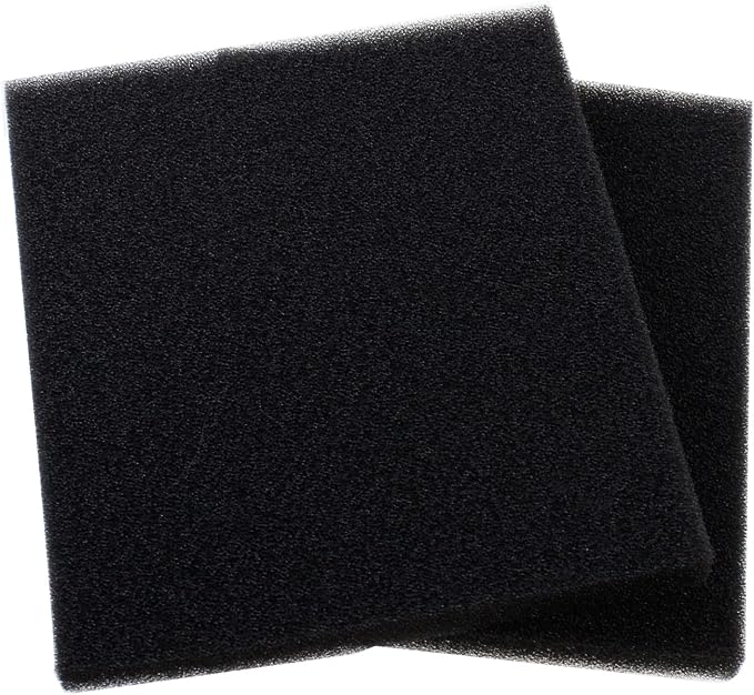 AQUANEAT 2 Pack Aquarium Bio Sponge Filter Media Pad Cut-to-Size Open Cell Foam by Aquaneat
