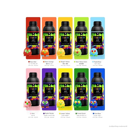 RESIONE CL-TH Tough ABS-Like Color 3D Printer Resin, Highly Saturated & Opaque - Image 6