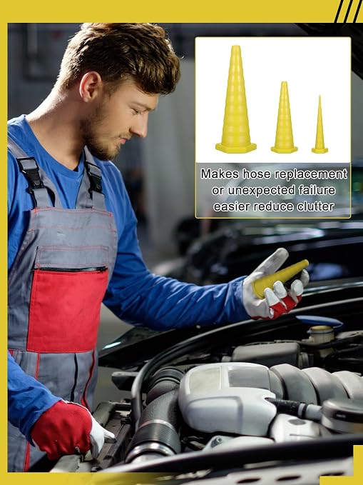Hydraulic Oil Service Plugs Large Medium Small Sizes Multi Pack Rubber Drip - Image 5