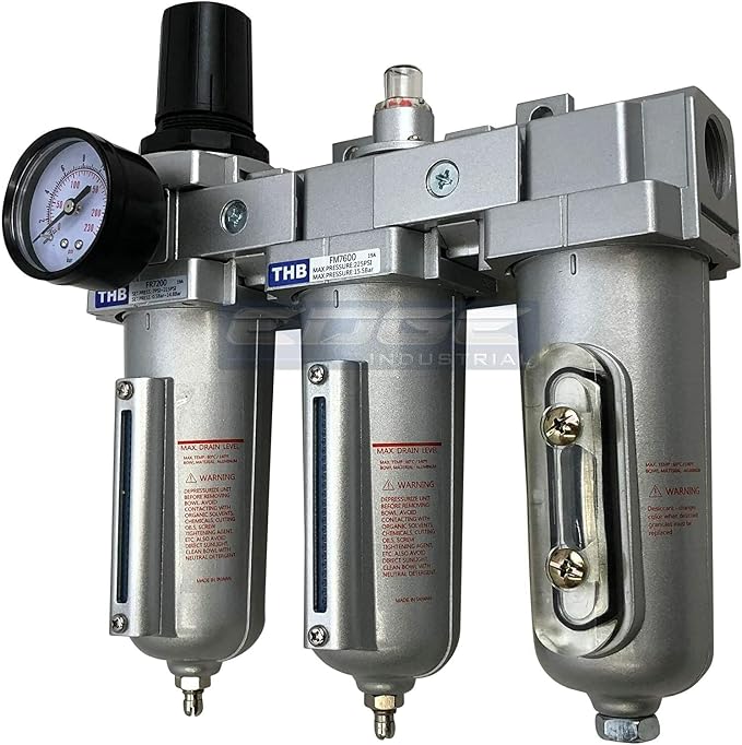 3/4" NPT, Heavy Duty Compressed AIR Filter Regulator COALESCING Desiccant Dryer by ARC-POWER