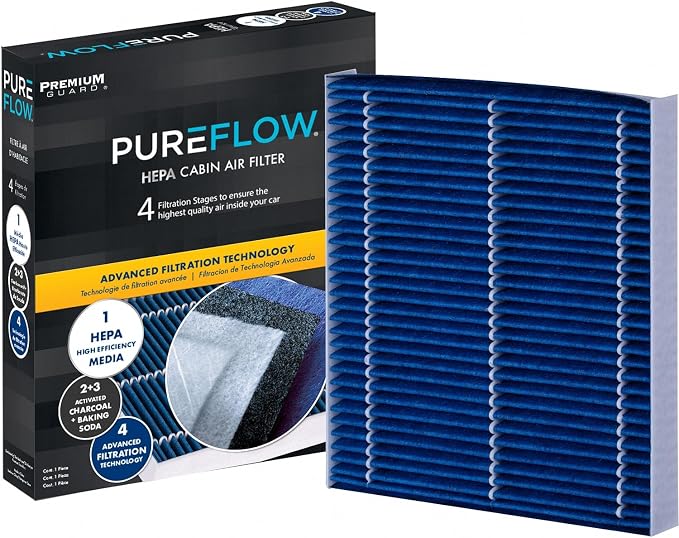 PureFlow HEPA Cabin Air Filter PC4479HX | Fits 2022-2025 Nissan Frontier by PremiumGuard