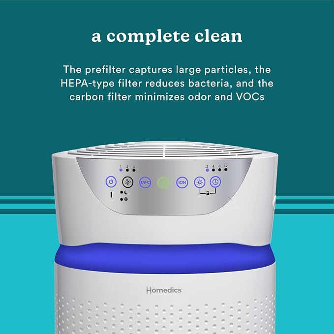 Homedics 5-in-1 UV-C Air Purifier - Image 4