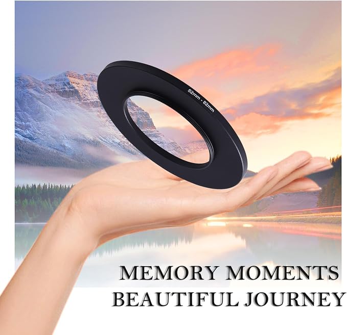 52-82mm Step-Up Ring Adapter, 52mm to 82mm Step Up Filter Ring - Image 2