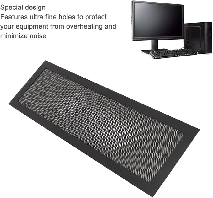 360mm x 120mm PC Case Dust Mesh Filter, Magnetic Frame, Computer Fan Dust Proof - Image 2