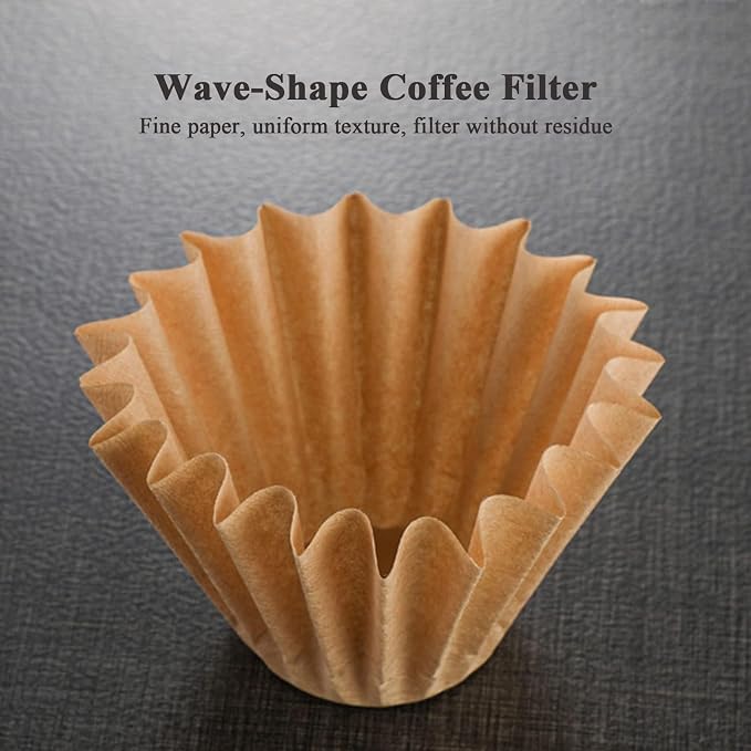1-2 Cup Brown Coffee Filters, Small Coffee Maker, Single Serve Coffee Pot - Image 3