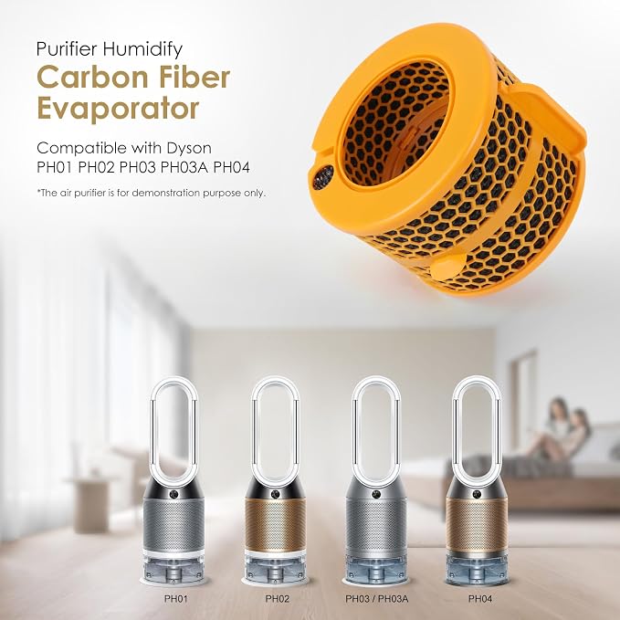 Air Purifier Carbon Fiber Evaporator Filter Compatible - Image 2