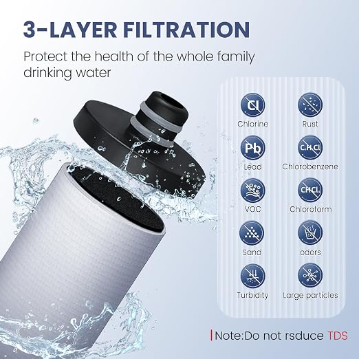 Vortopt Q7 Under Sink Water Filter System, Bad Taste & Odor, Under Counter - Image 2
