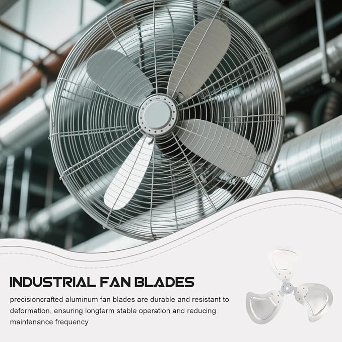 Industrial Aluminum Fan Blades 16.5 Inch Replacement Parts - Image 8