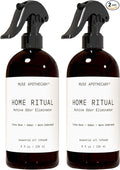 Muse Apothecary Home Ritual Active Odor Eliminator Spray - Furniture Deodorizer Spray & Bathroom Odor Eliminator for Home - Essential Oil Air Freshener - 8oz, Tonka Bean + Amber + Warm Cedarwood, 2