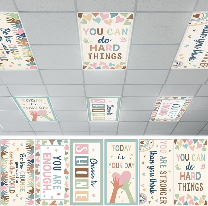 Wiooffen 6Pcs Fluorescent Light Covers by Wiooffen