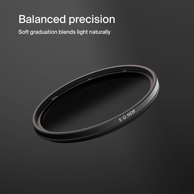 Urth 55mm Soft Graduated ND8 Lens Filter — 3-Stop, Ultra-Slim 20-Layer - Image 2