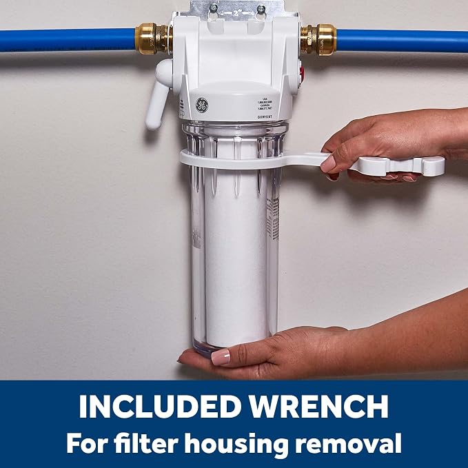 GE Whole House Water Filtration System, Rust & More, Install Kit & Accessories - Image 4