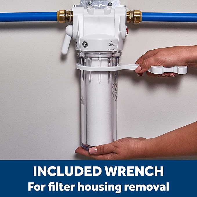 GE Whole House Water Filtration System, Install Kit & Accessories Included - Image 4