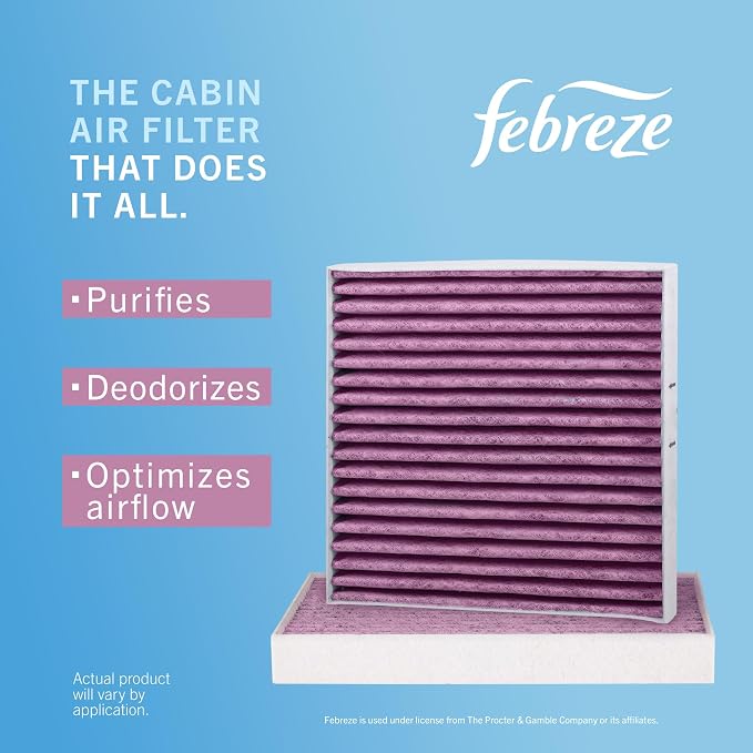 Febreze Odor Control Cabin Air Filter by PUREFLOW RZ18151 Fits 2018-2024 BMW X3 - Image 4