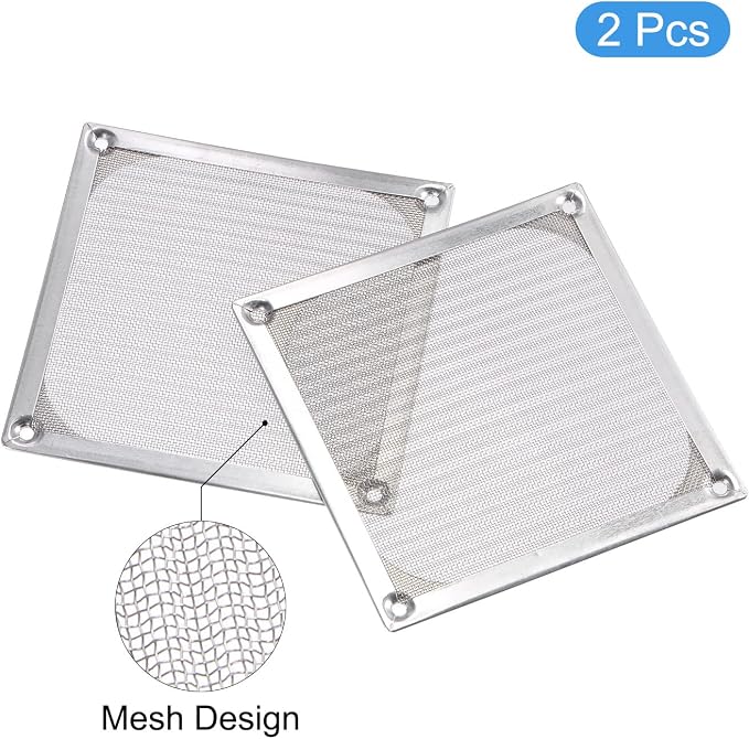 MECCANIXITY 120mm Computer Fan Filter Grills Stainless Steel Mesh Dustproof - Image 3