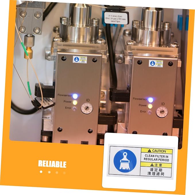 Filter Cleaning Reminder Label Weather Resistant Industrial Equipment - Image 5