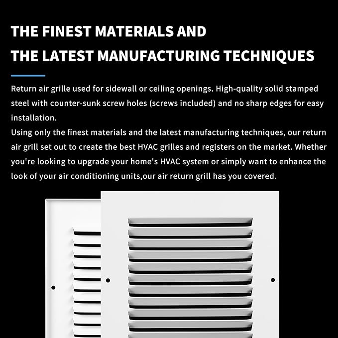 6x6 Vent Cover, Air Return Vent Cover, Flat Vent Cover, Rejillas De Aire - Image 5