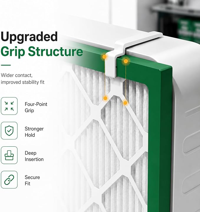 Updated Box Fan Filter Clips for 20 Inch Box Fan, Reusable Air Filter Holder - Image 5
