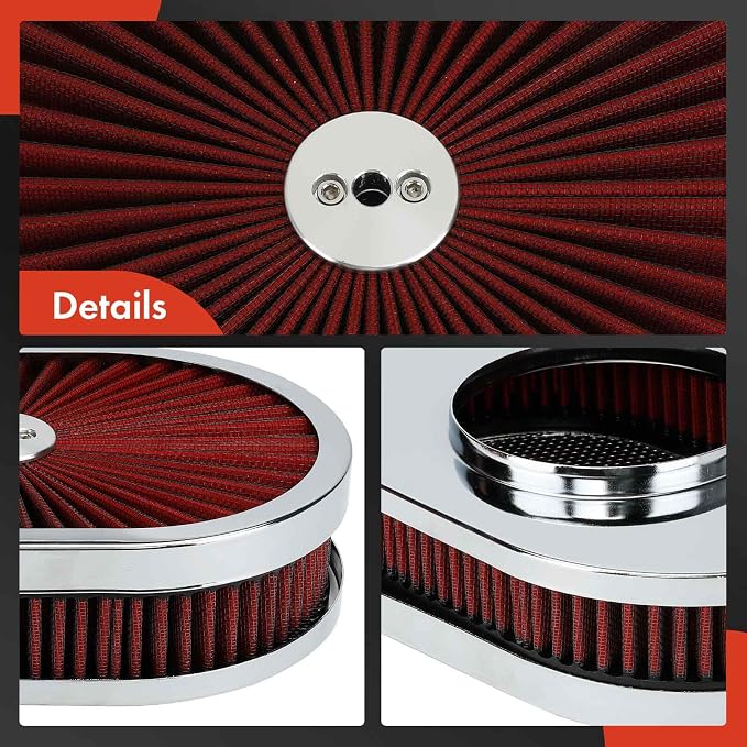 A-Premium Universal Air Cleaner Filter Assembly - Image 7