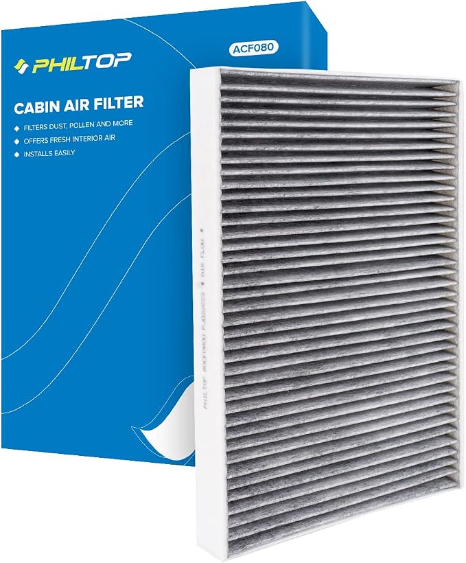 PHILTOP HEPA Cabin Air Filter w/Activated Carbon, Compatible by PHILTOP