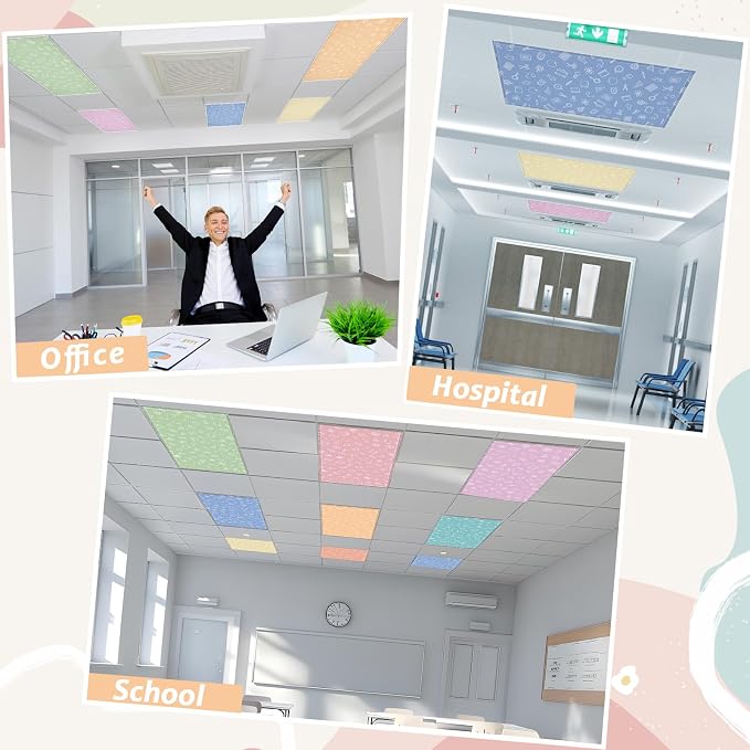 Wiooffen 6 Pcs Fluorescent Light Cover - Image 5