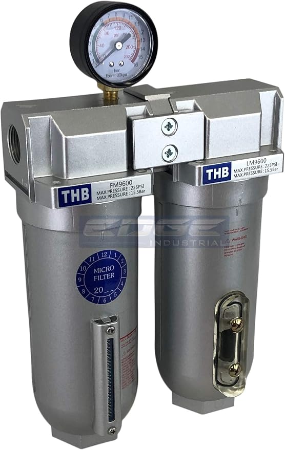 2 STAGE INDUSTRIAL GRADE IN-LINE COALESCING FILTER & DESICCANT AIR DRYER - Image 2