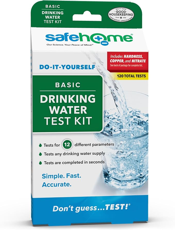 Safe Home® 12-in-1 Drinking Water Test Kit – DIY Testing by SafeHomeWaterQualityTestKits