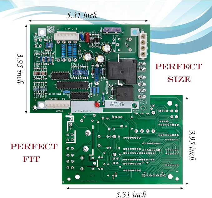 624735 Replacement for Nordyne Furance Control Board 1139-800, 624735-B and - Image 3