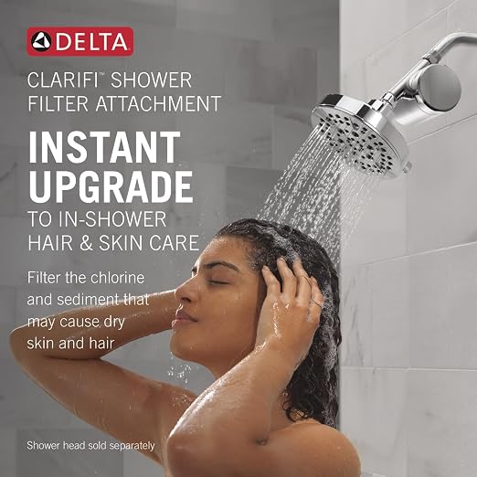 Delta Clarifi Standard Shower Filter Attachment Chrome - Image 2