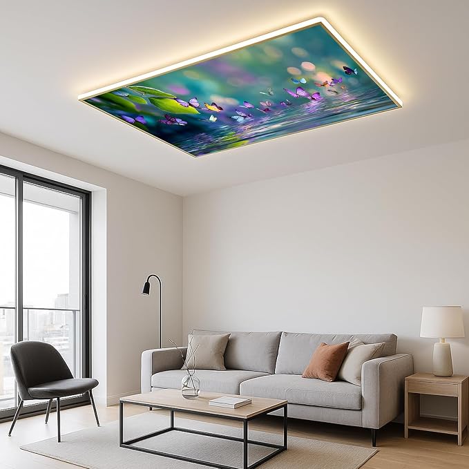 2 Pack Fluorescent Light Covers 4x2 ft Magnetic Light Covers - Image 7