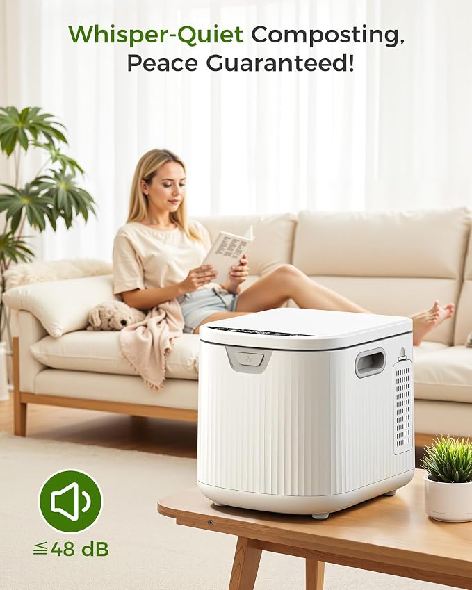 Electric Composter for Kitchen, 2.5L Smart Electric Kitchen Composter - Image 6