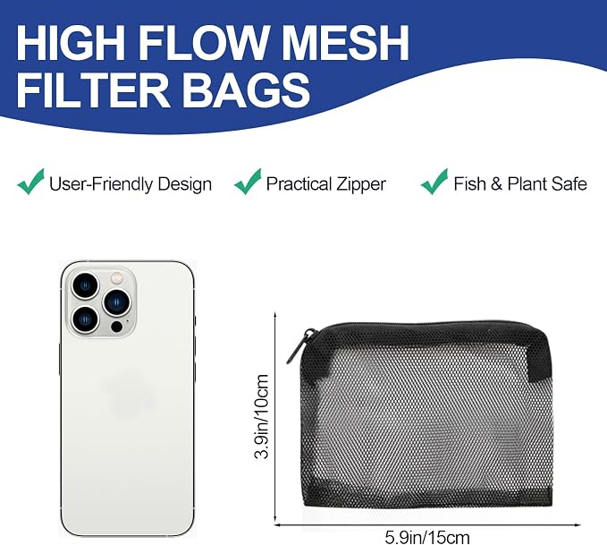 16 Pcs Aquarium Filter Media Bags - Image 7