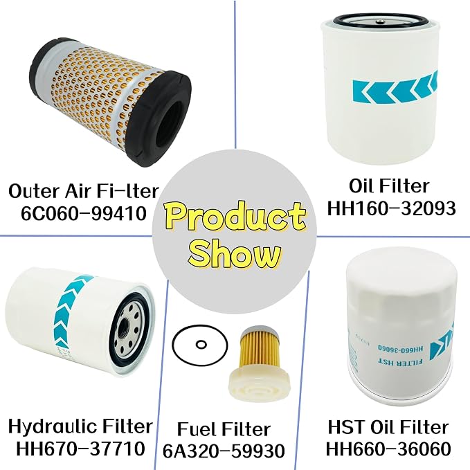 Filter Maintenance Kit 6C060-99410 HH160-32093 HH660-36060 6A320-59930 - Image 2
