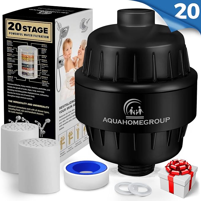 AquaHomeGroup 20 Stage Shower Filter - Image 2