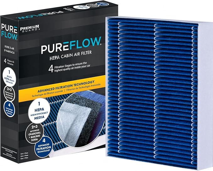PureFlow HEPA Cabin Air Filter PC4255HX | Fits 2017-2025 Porsche 911, 2020-2025 by PremiumGuard