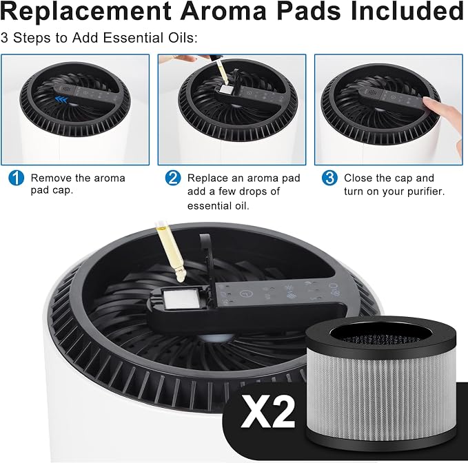 2 Pack MK01 MK06 Air Filter Replacement Compatible - Image 7