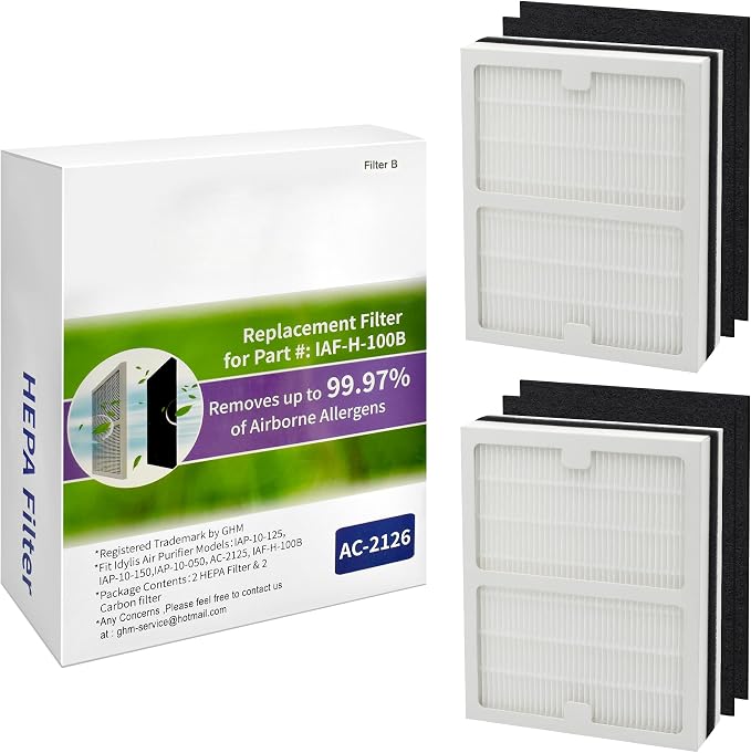 Replacement Idylis AC-2125 /AC-2126 Filters Compatible - Image 5