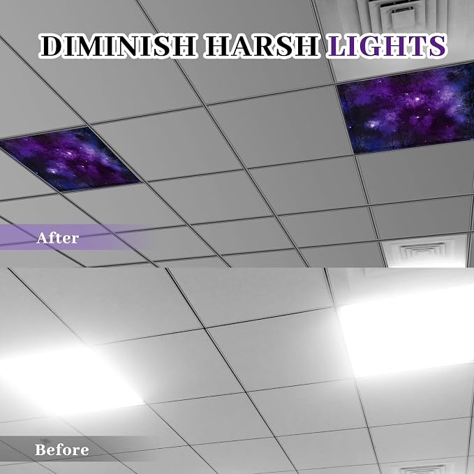 Baquler 2 Pcs 2 x 2 ft Fluorescent Light Covers - Image 3