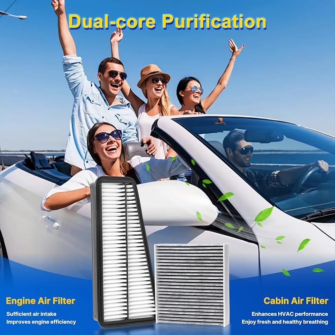 Cabin & Engine Air Filter Kit for 2005-2015 Tacoma 4.0L - Image 7