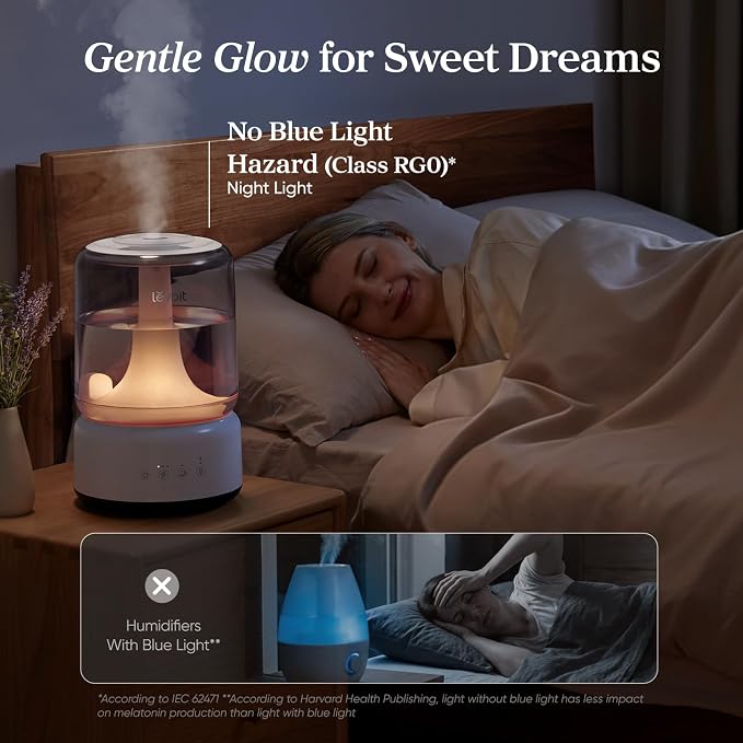 Levoit Humidifiers for Bedroom 4.2L Top Fill for Large Room, NeoClassic 450 | - Image 6