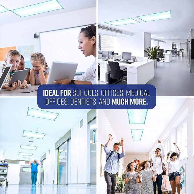 Fluorescent Light Covers for Classroom or Office | Magnetic Fluorescent Light - Image 7