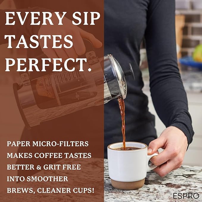 ESPRO 100 Count Coffee Paper Filters - Image 6