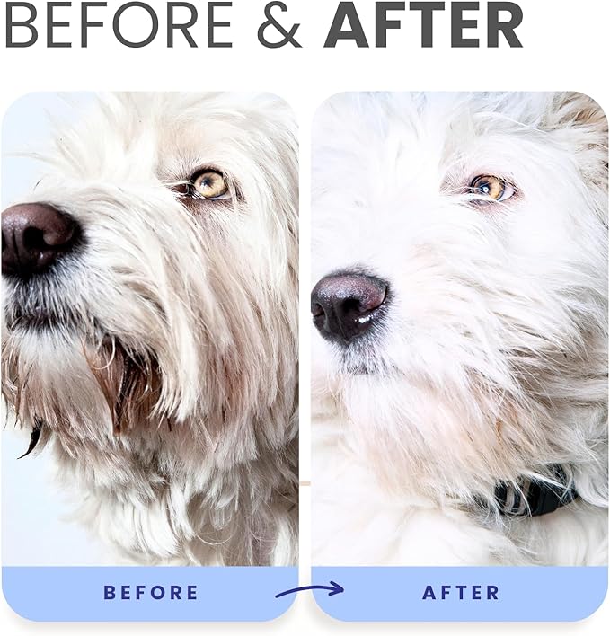 Lillian Ruff PRO Formula Berry Blue Brightening Dog Conditioner - Professional Whitening Conditioner, Hydrate Dry Skin, Soften, Detangle, Restore Shine - Provitamin B5, USA Made 128oz+Pump