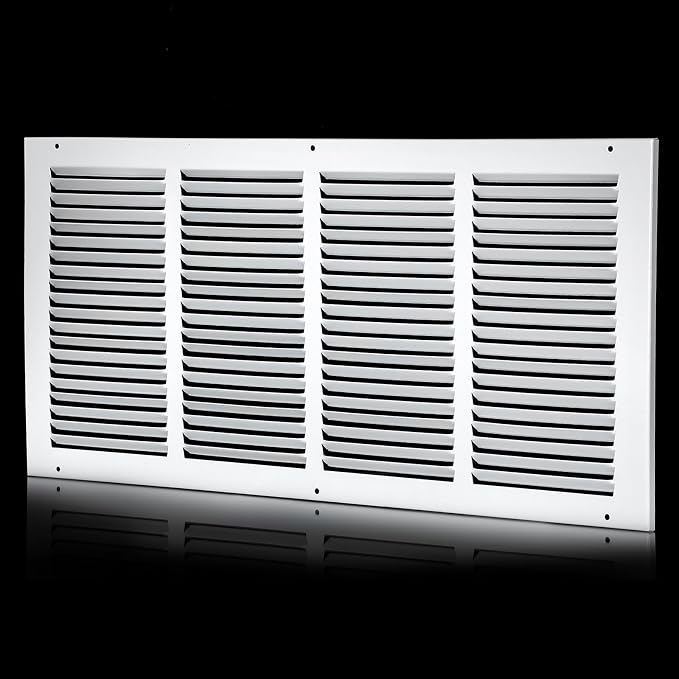 24x10 Return Air Grille, Air Return Vent Cover, Flat Vent Cover, Rejillas De by Unknown
