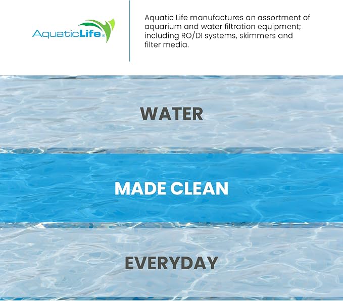 AQUATICLIFE 10" x 2.5" Translucent Refillable Reusable Water Filter Cartridge - Image 5