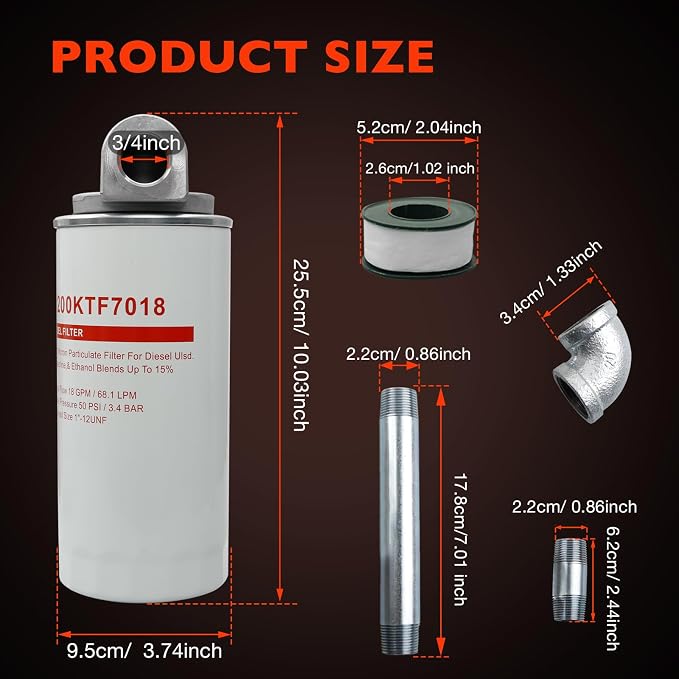 1200KTF7018 Fuel Filter Spin-On Particulate Replacement - Image 6