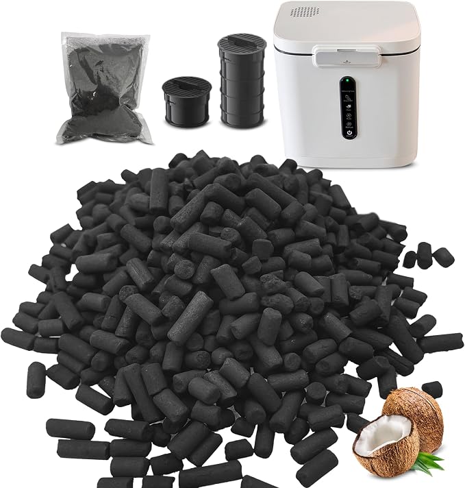 Odor Absorbing Carbon Refills for Fylecen Kitchen Smart Compost Bin, by Home